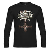 King Diamond II Siyah Erkek Sweatshirt