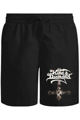 King Diamond II Unisex Siyah Şort