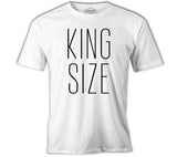 King Size White Men's Tshirt 