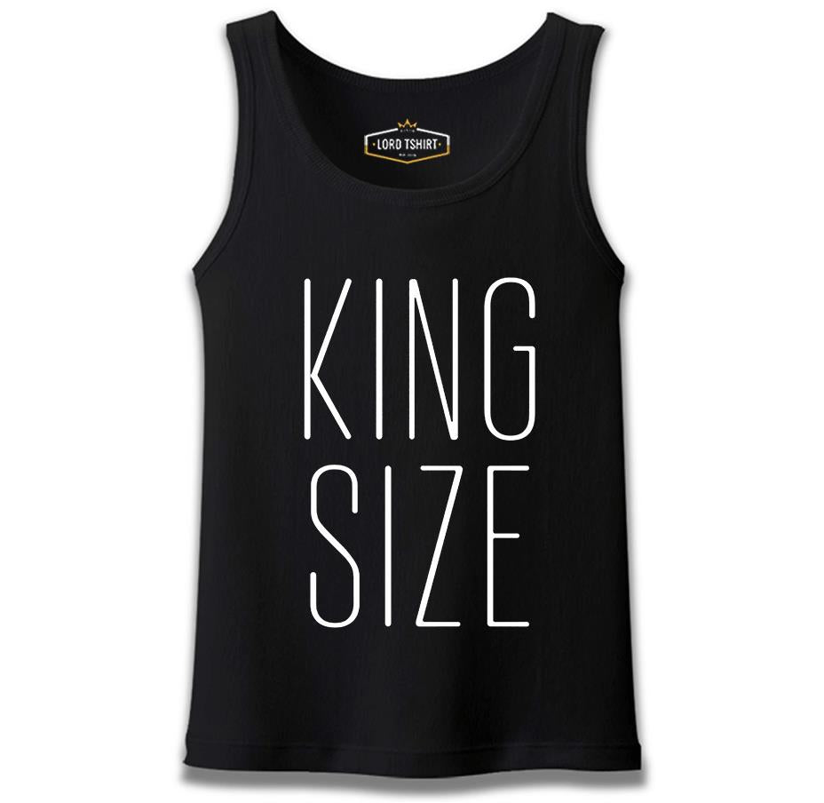 King Size Black Men's Undershirt