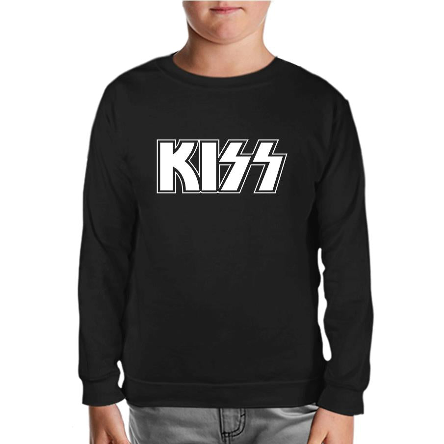 Kiss - Logo Black Kids Sweatshirt