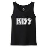 Kiss - Logo Siyah Erkek Atlet