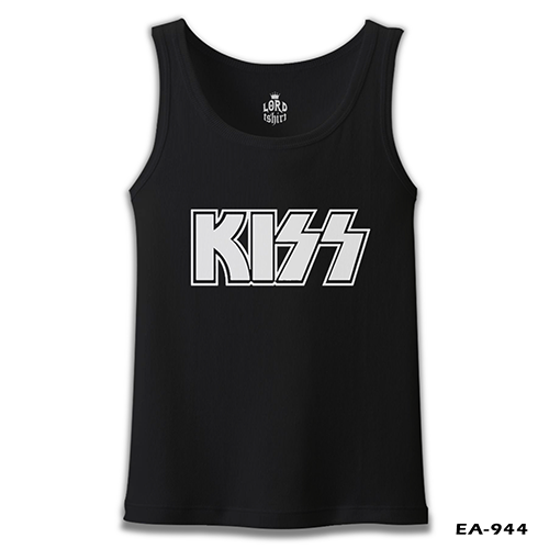 Kiss - Logo Siyah Erkek Atlet