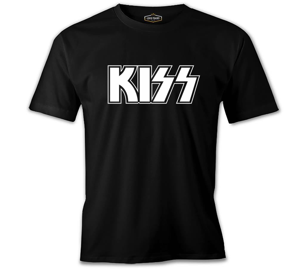 Kiss - Logo Siyah Erkek Tshirt