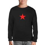 Red Star Black Kids Sweatshirt