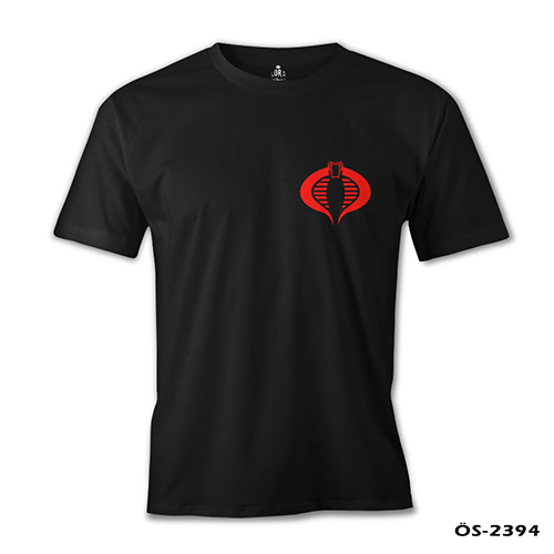 Kobra Logo  Siyah Erkek Tshirt