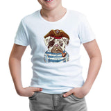 Dog - Pirate White Kids Tshirt