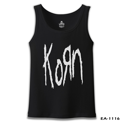 Korn - Logo Siyah Erkek Atlet