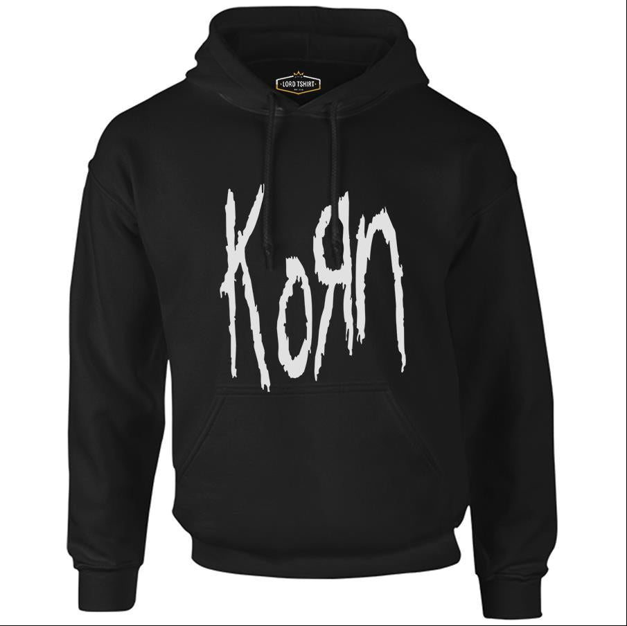 Korn - Logo Black Men's Zipperless Hoodie