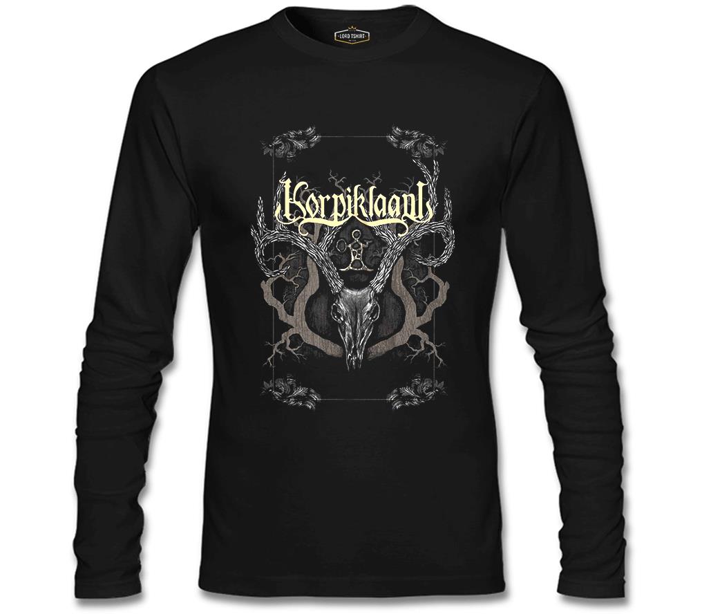 Korpiklaani - Dark Roots Siyah Erkek Sweatshirt