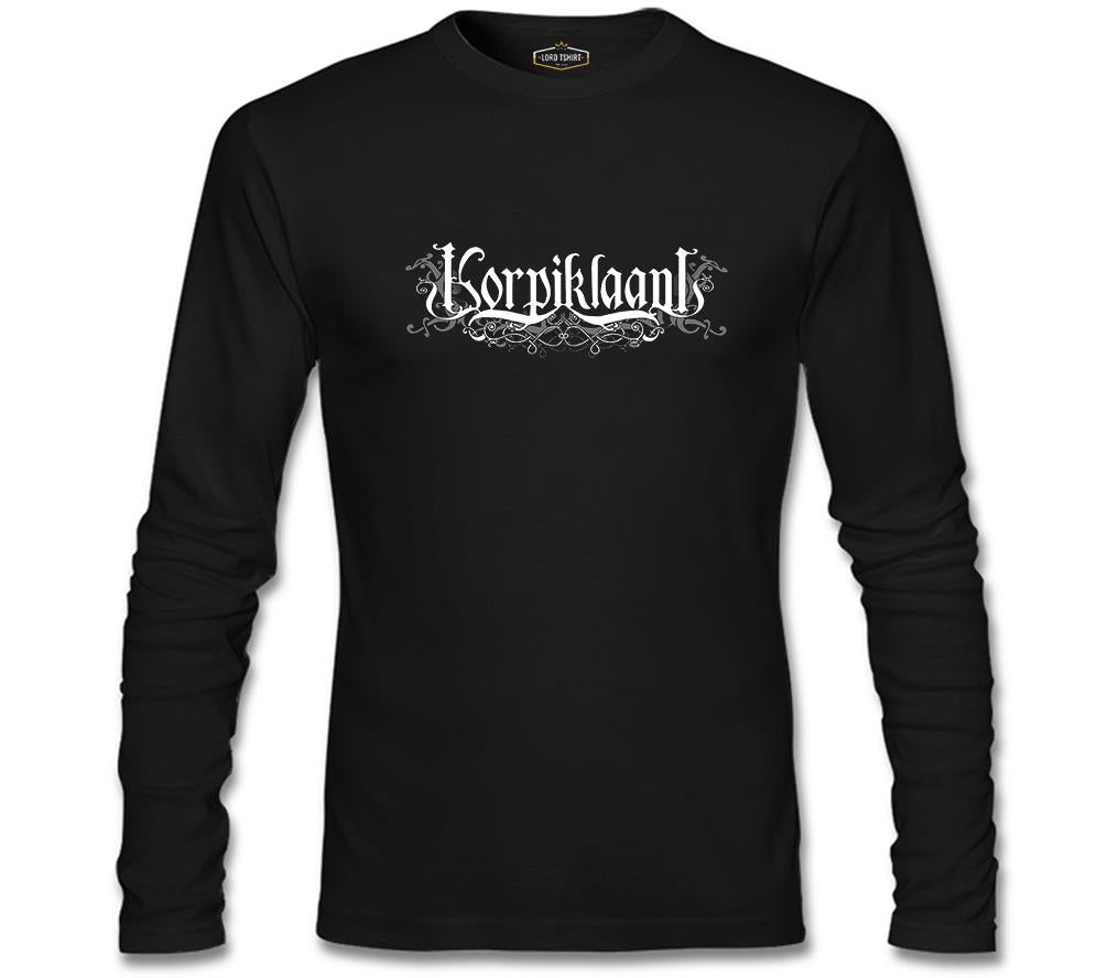 Korpiklaani - Logo Siyah Erkek Sweatshirt