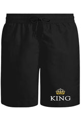 King - King Unisex Black Shorts