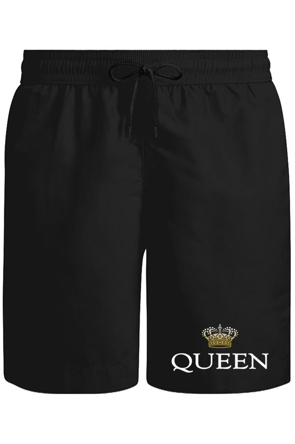 Queen - Queen Unisex Black Shorts