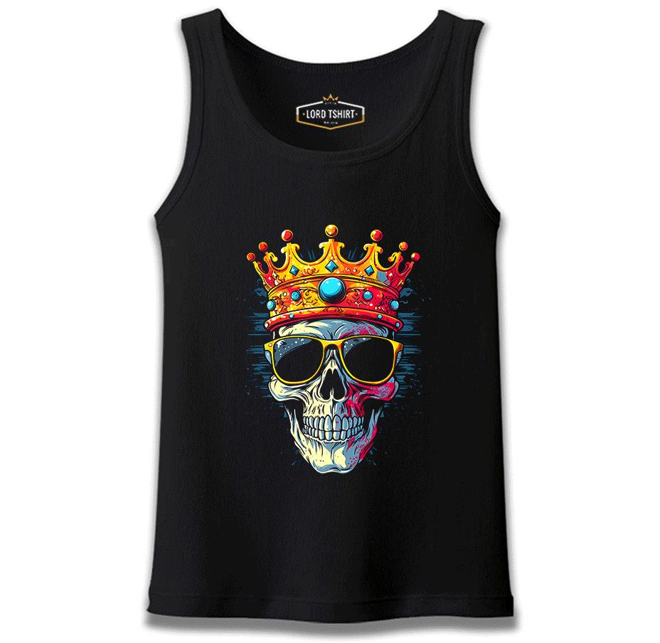 Beyond Kings - Skull Printed Black Men's Undershirt 
