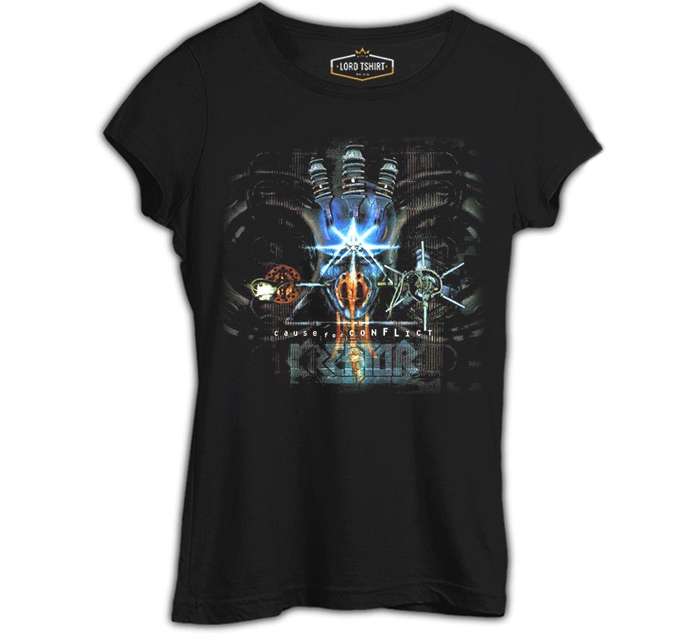 Kreator - Cause For Conflict Siyah Kadın Tshirt