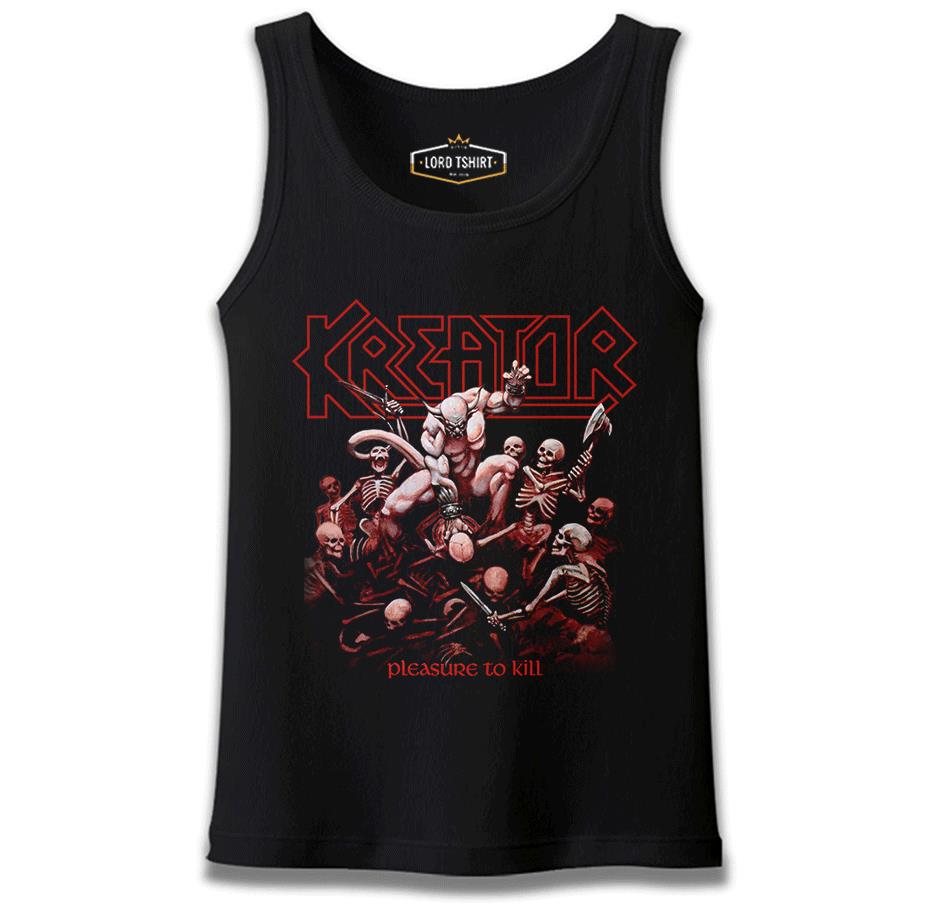 Kreator - Pleasure to Kill Siyah Erkek Atlet