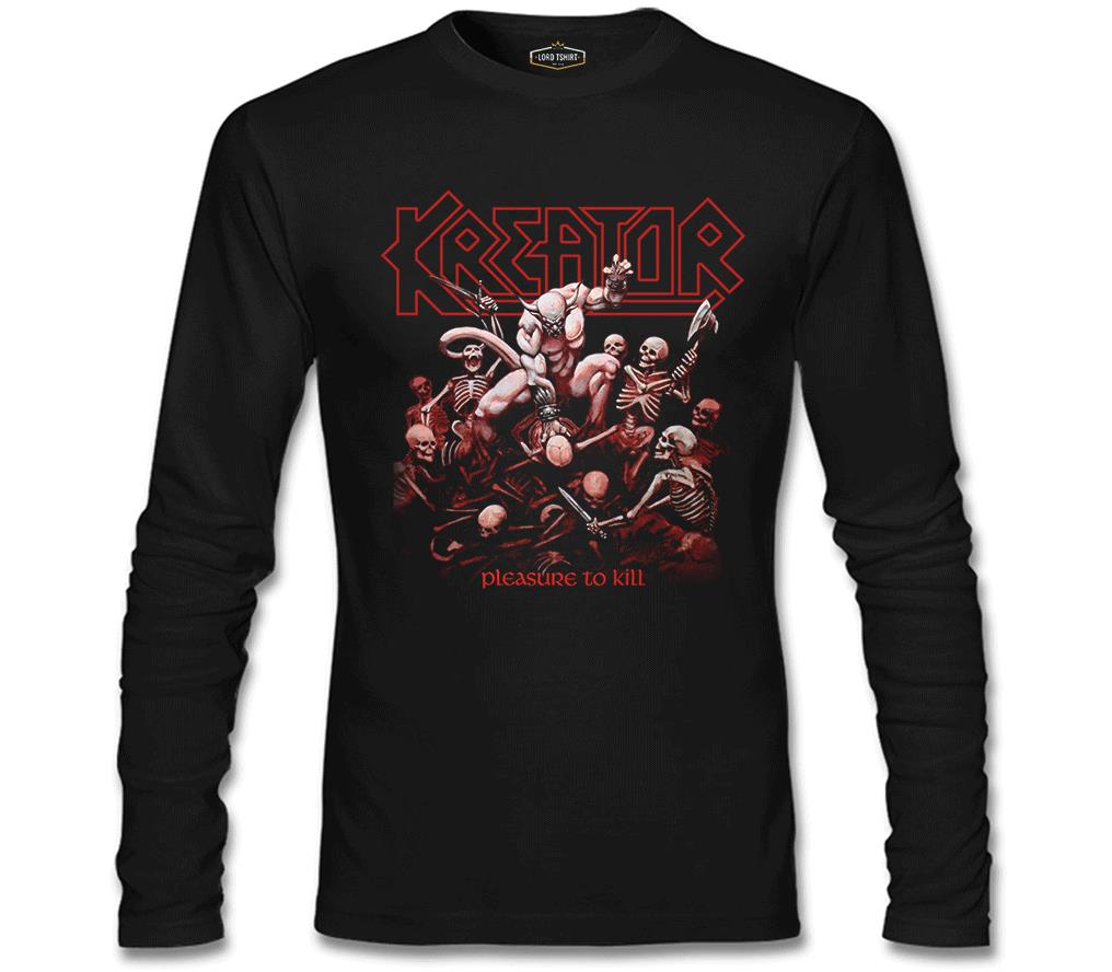 Kreator - Pleasure to Kill Black Men's Sweatshirt
