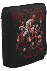 Kreator - Pleasure to Kill Unisex Siyah Postacı Çanta
