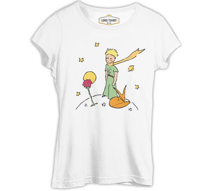 The Little Prince - Planet Red Rose White Women's Tshirt