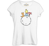 The Little Prince - Rose and Fox White Women's Tshirt