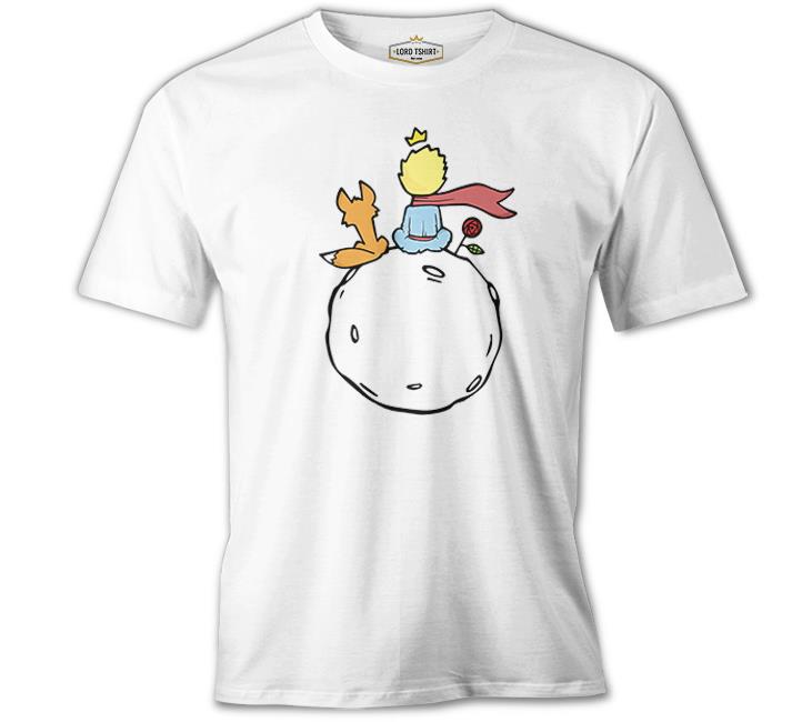 The Little Prince - Rose and Fox White Men's Tshirt