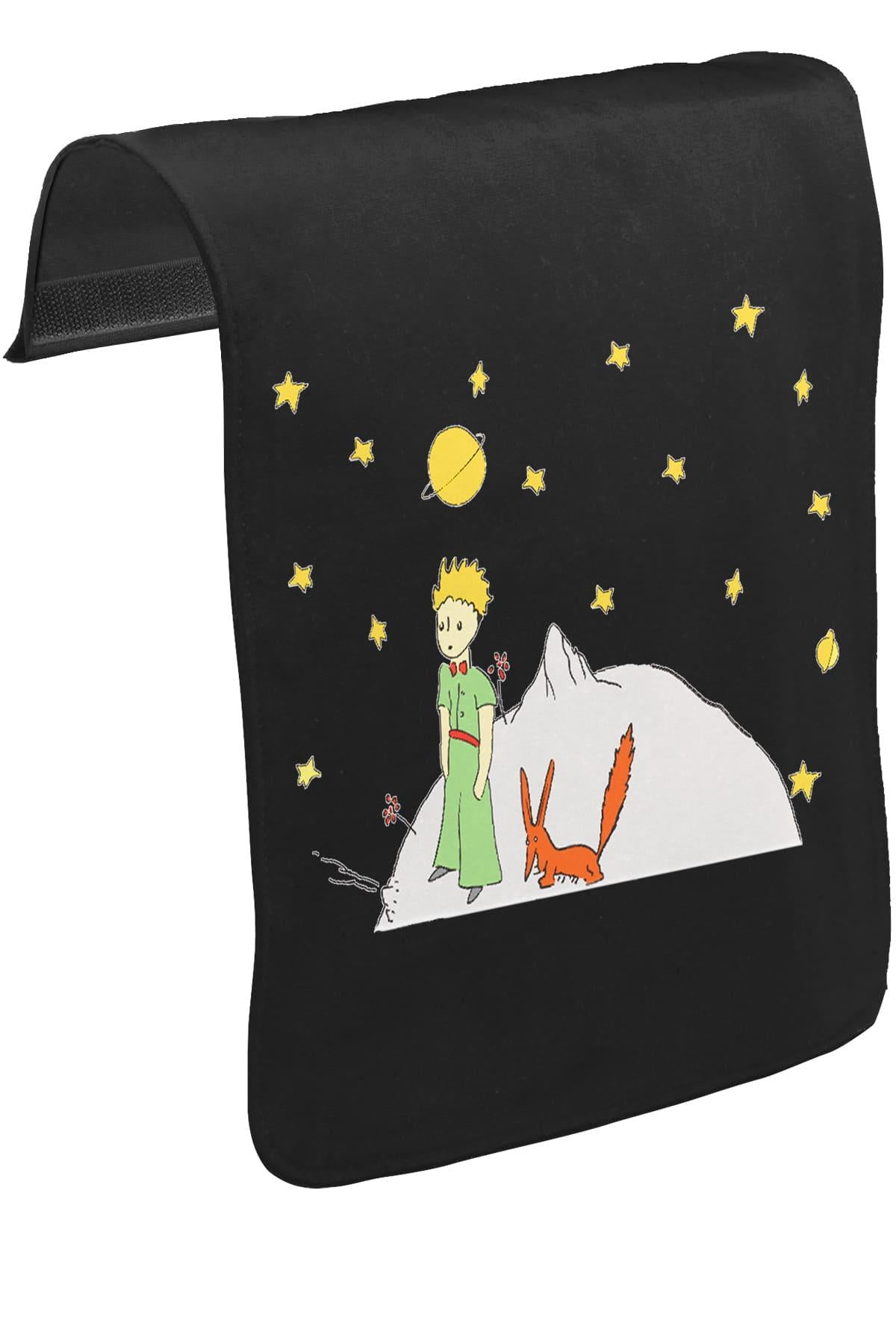 The Little Prince - Moon and Back Unisex Black Removable Messenger Bag Cover CK-1108 