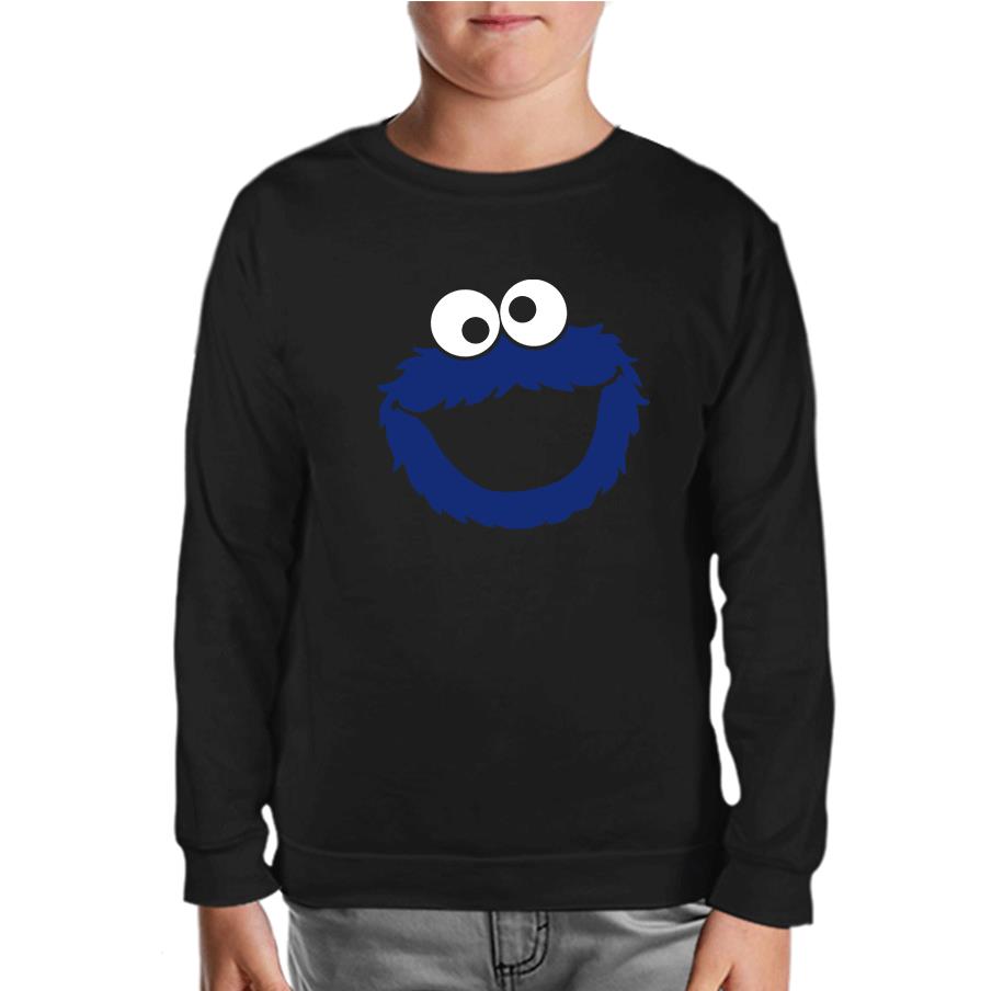 Cookie Monster - Monster Black Kids Sweatshirt