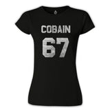 Kurt Cobain - 67 Siyah Kadın Tshirt