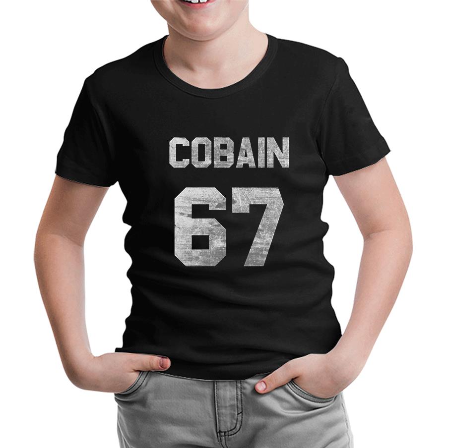 Kurt Cobain - 67 Siyah Çocuk Tshirt