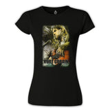 Kurt Cobain Black Women's Tshirt