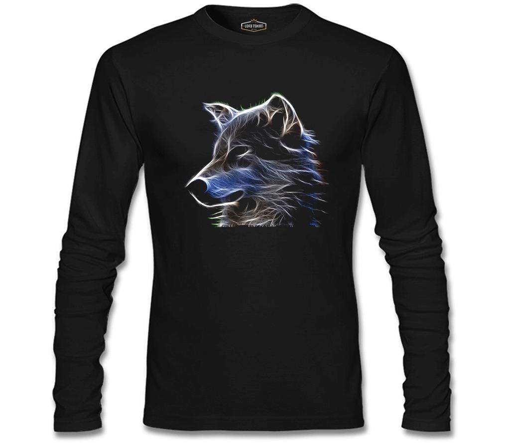 Kurt - Işık Siyah Erkek Sweatshirt