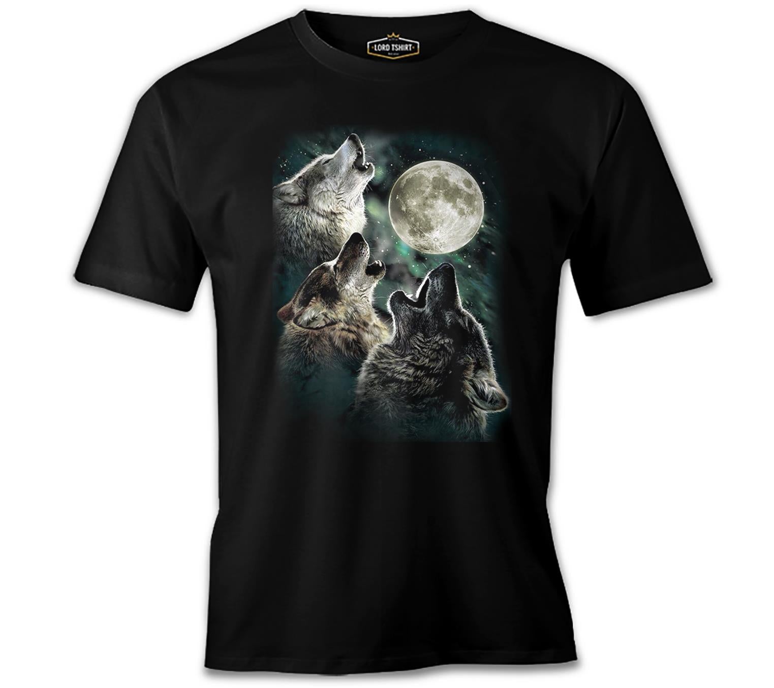 Kurt - Moonlight Siyah Erkek Tshirt