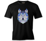 Wolf - Polygon Black Men's Tshirt