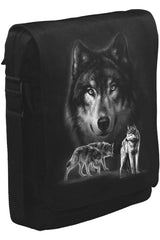 Kurt Unisex Siyah Postacı Çanta