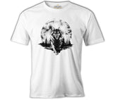 The Wolf and the Moon 2 White Men's Tshirt