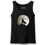 Wolf and Moon Black Men's Athlete