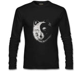 Kurt - Yin Yang Siyah Erkek Sweatshirt