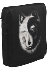 Kurt - Yin Yang Unisex Siyah Postacı Çanta