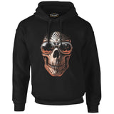 Skull Black Men's Zipperless Hoodie