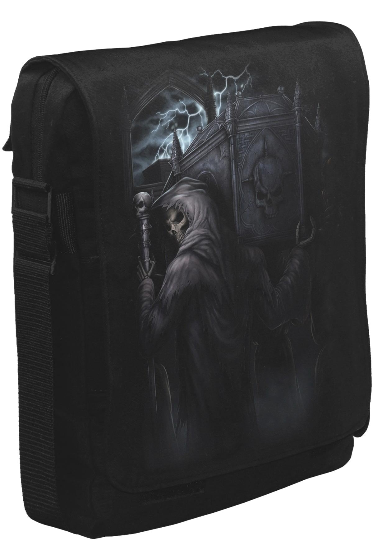 Kurukafa - Coffin Unisex Siyah Postacı Çanta