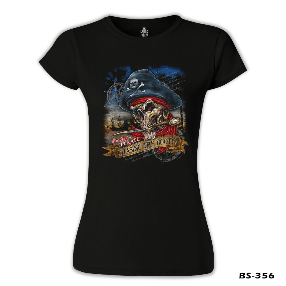 Skull - Pirate Black Women's Tshirt