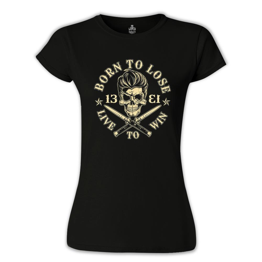 Skull - Live Black Women's Tshirt