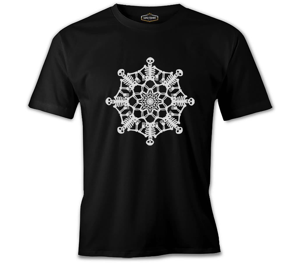 Kurukafa Mandala Siyah Erkek Tshirt