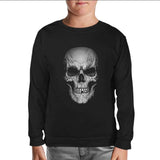 Skull - Smile Black Kids Sweatshirt