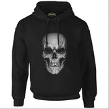 Skull - Smile Black Men's Zipperless Hoodie
