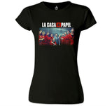 La Casa De Papel - All Siyah Kadın Tshirt
