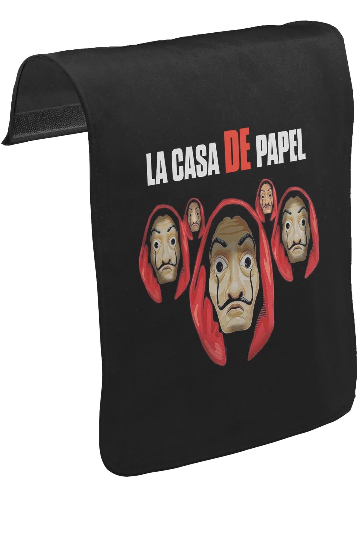 La Casa De Papel I Unisex Black Removable Messenger Bag Cover CK-1576 