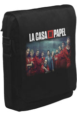La Casa De Papel II Unisex Siyah Postacı Çanta