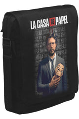 La Casa De Papel III Unisex Siyah Postacı Çanta