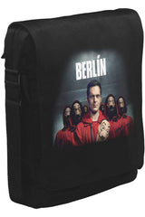 La Casa De Papel IV Unisex Siyah Postacı Çanta